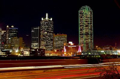 Dallas+texas+downtown+at+night