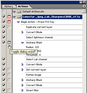 Toggle dialog on/off
