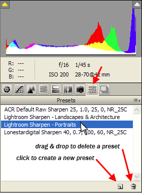 Photoshop (Full Version) Presets Tab